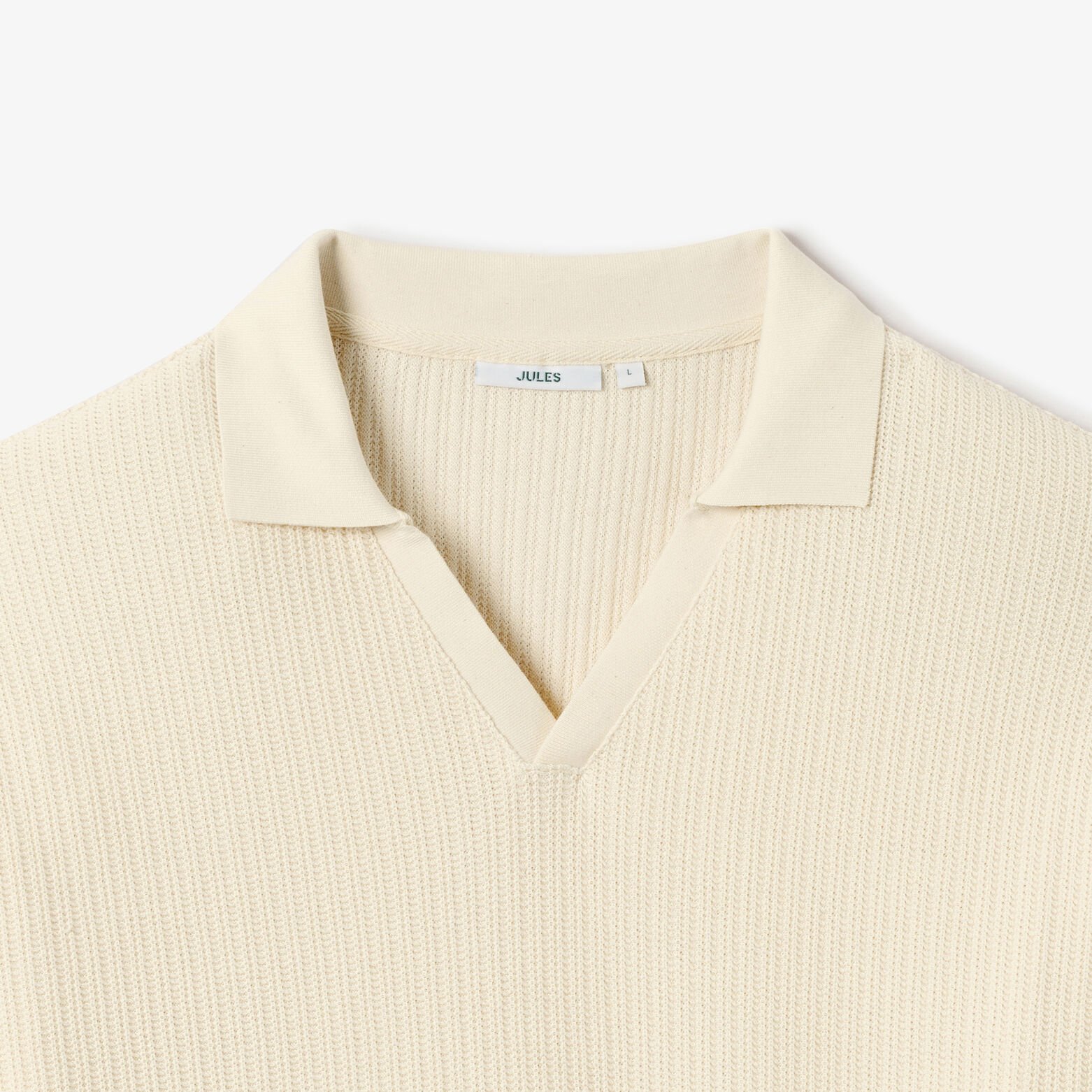 Polo manches courtes col resort