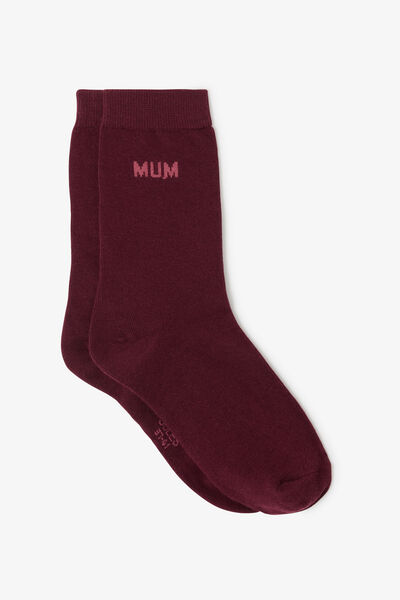 "Love mum" geschenkbox met sokken voor mama