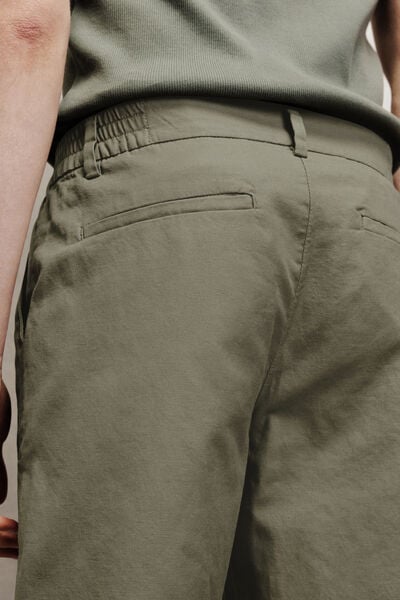 Bermuda en coton lin