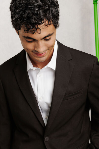 Veste de costume confort unie