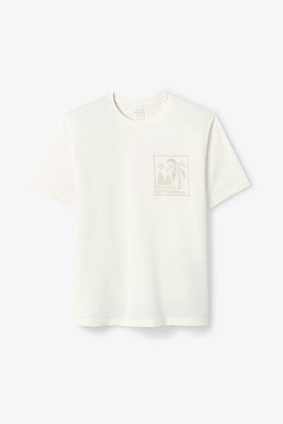Tee shirt brod&eacute; textur&eacute;