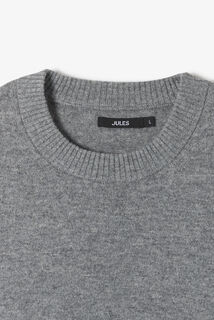 Pull col rond m&eacute;rinos cachemire