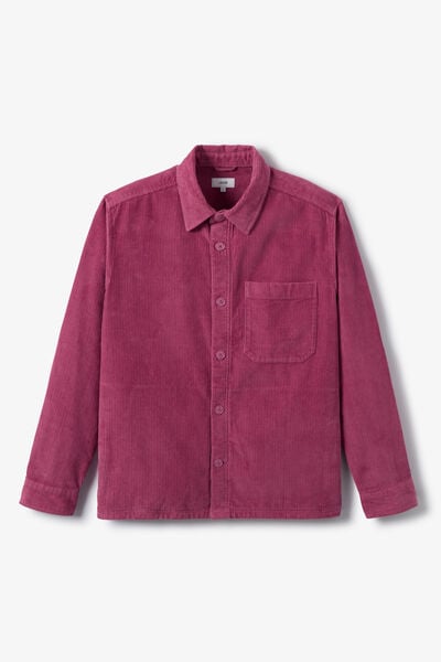 Surchemise en velours unie 100% coton