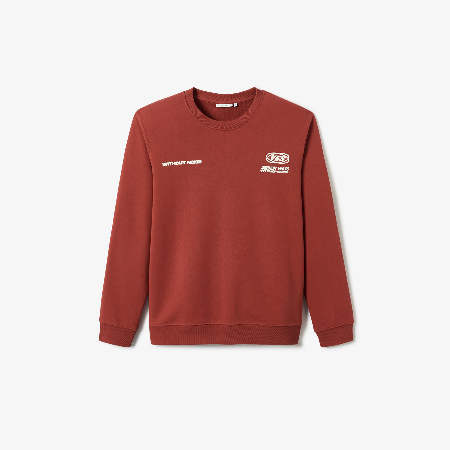 Sweat col rond imprim&eacute; devant dos