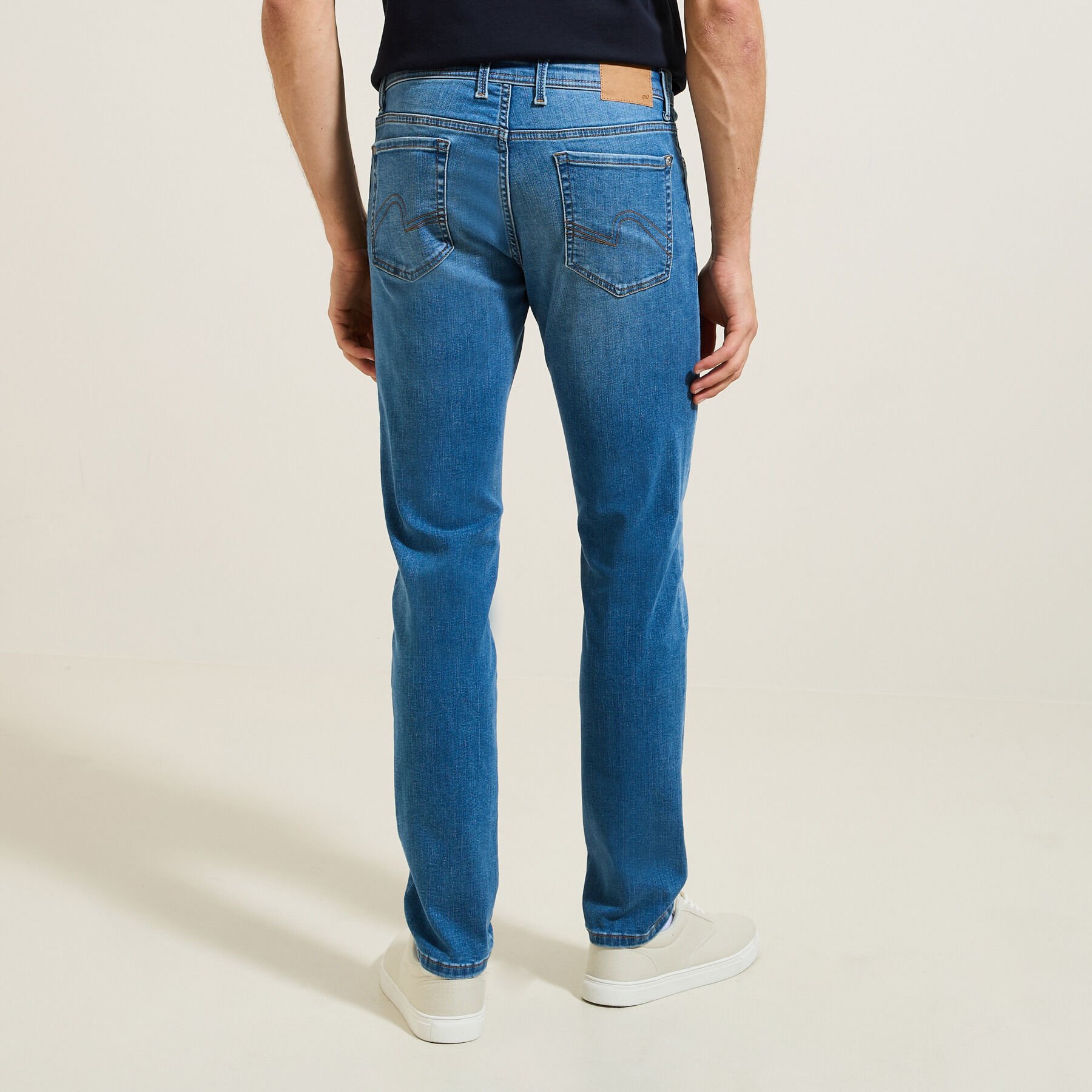 Jean slim urbanflex 3 longueurs Bleu Jules