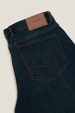 Regular jeans in gerecycled katoen en polyester, w