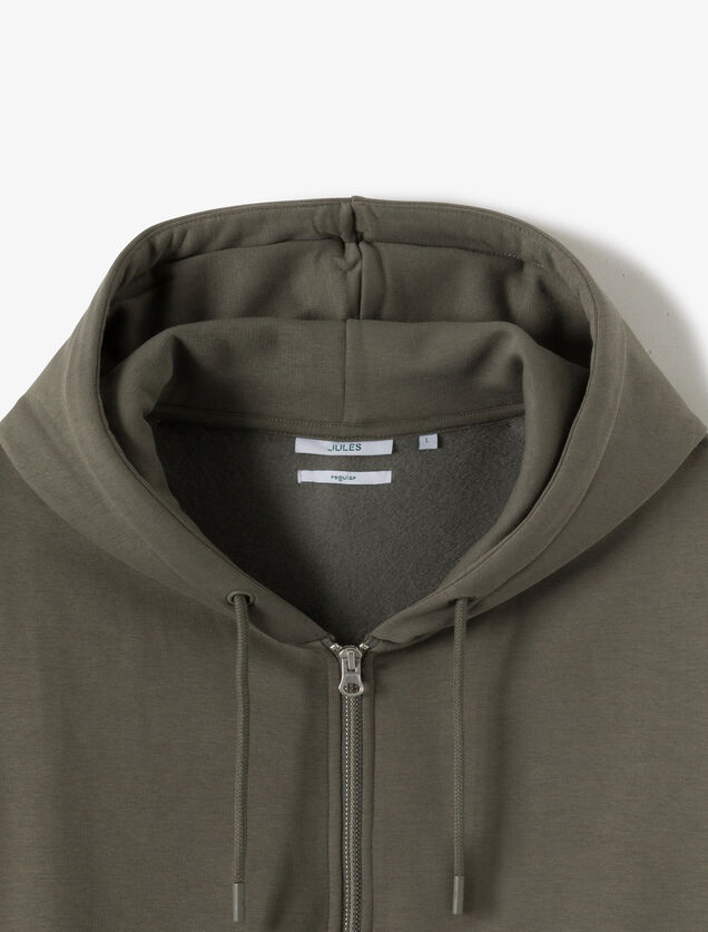 Sweat &agrave; capuche zipp&eacute;