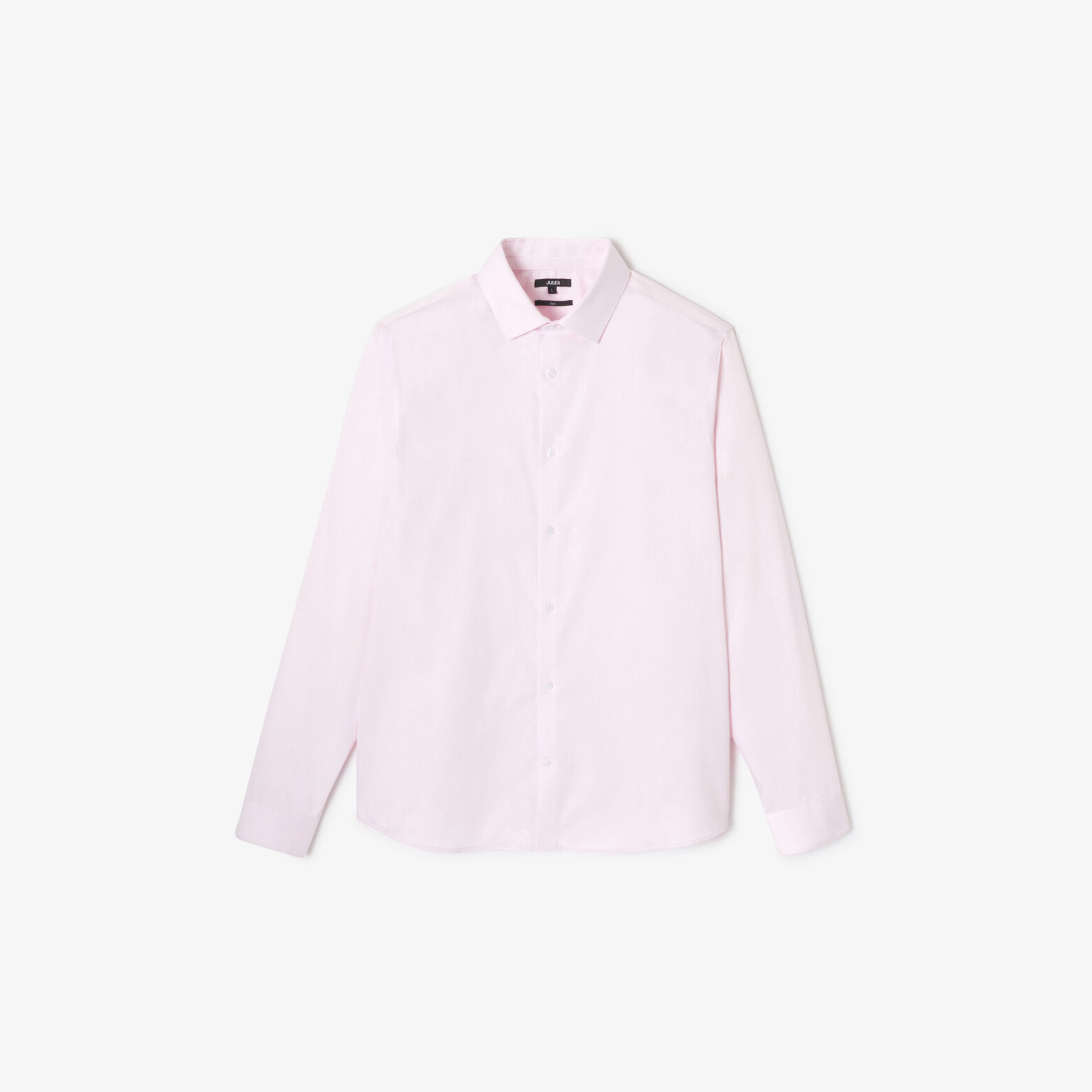 Chemise sans repassage en coton unie slim
