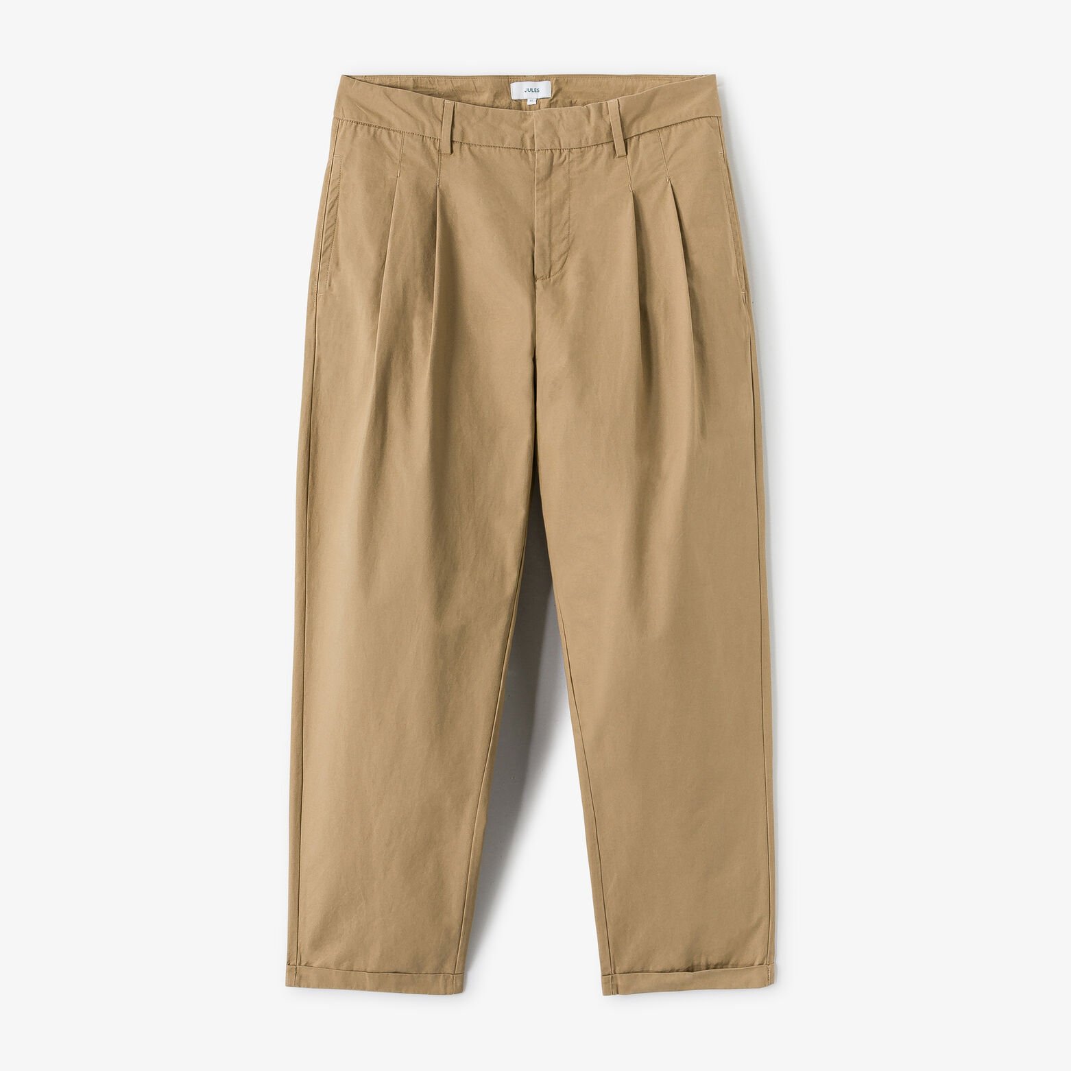 Skate fit broek dubbele plooi met omslag