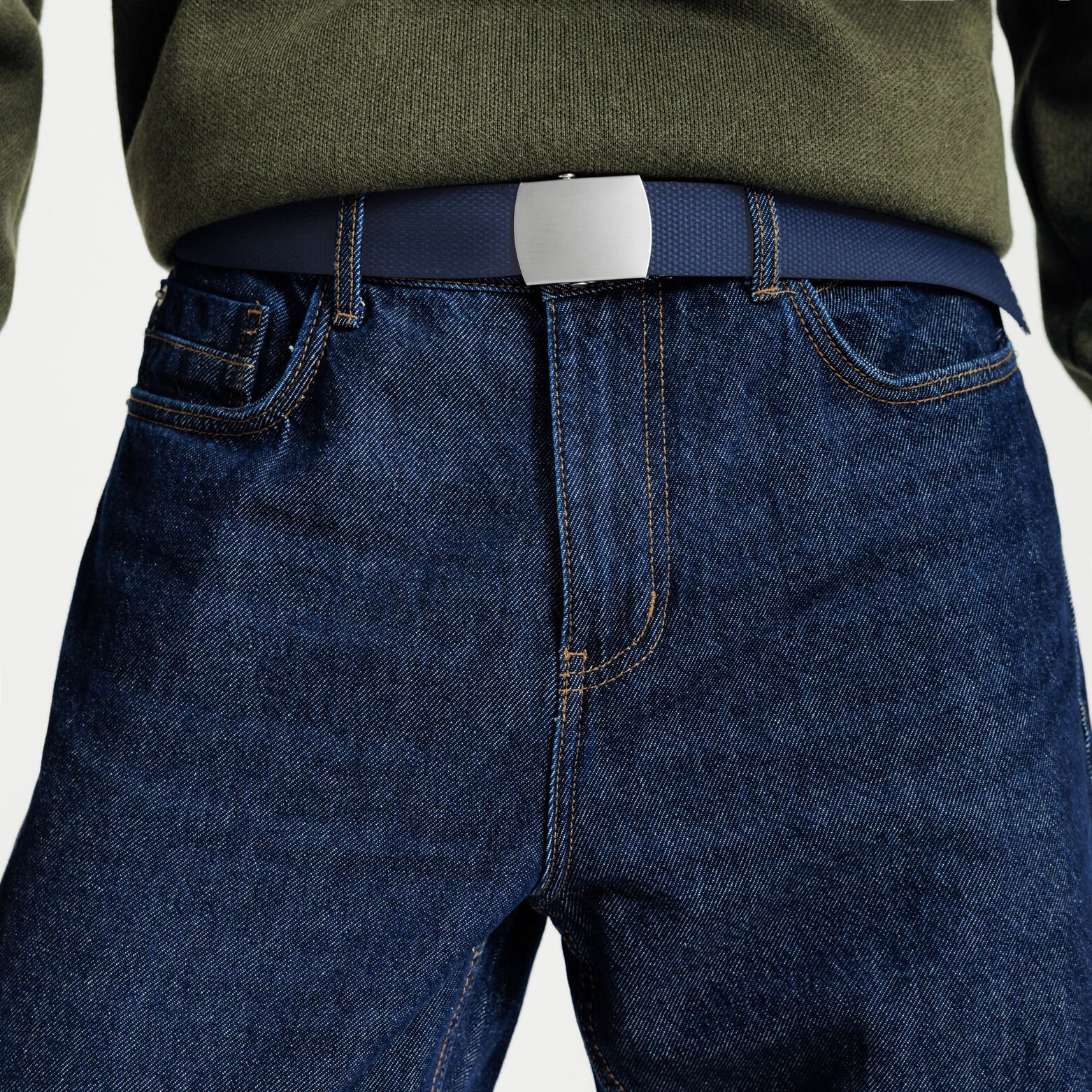 Bandriem met plaatgesp