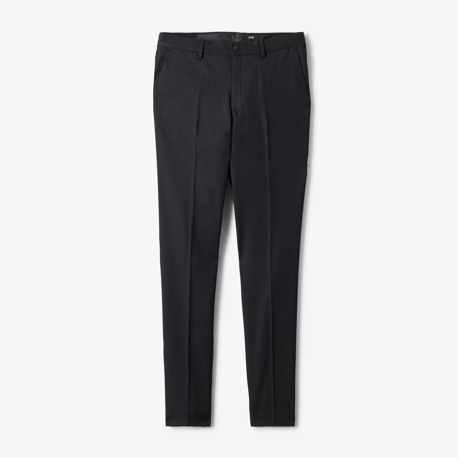 Slim fit effen kostuumbroek  
