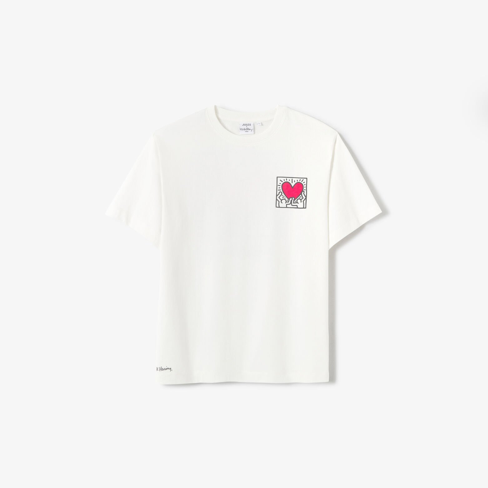 Tee shirt imprim&eacute; devant dos licence Keith Haring