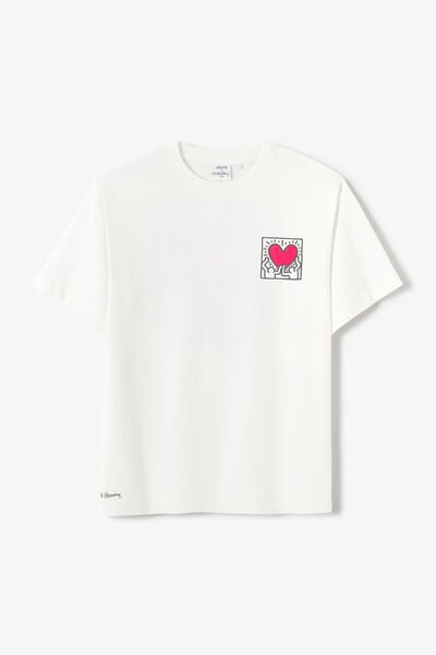 Tee shirt imprim&eacute; devant dos licence Keith Haring