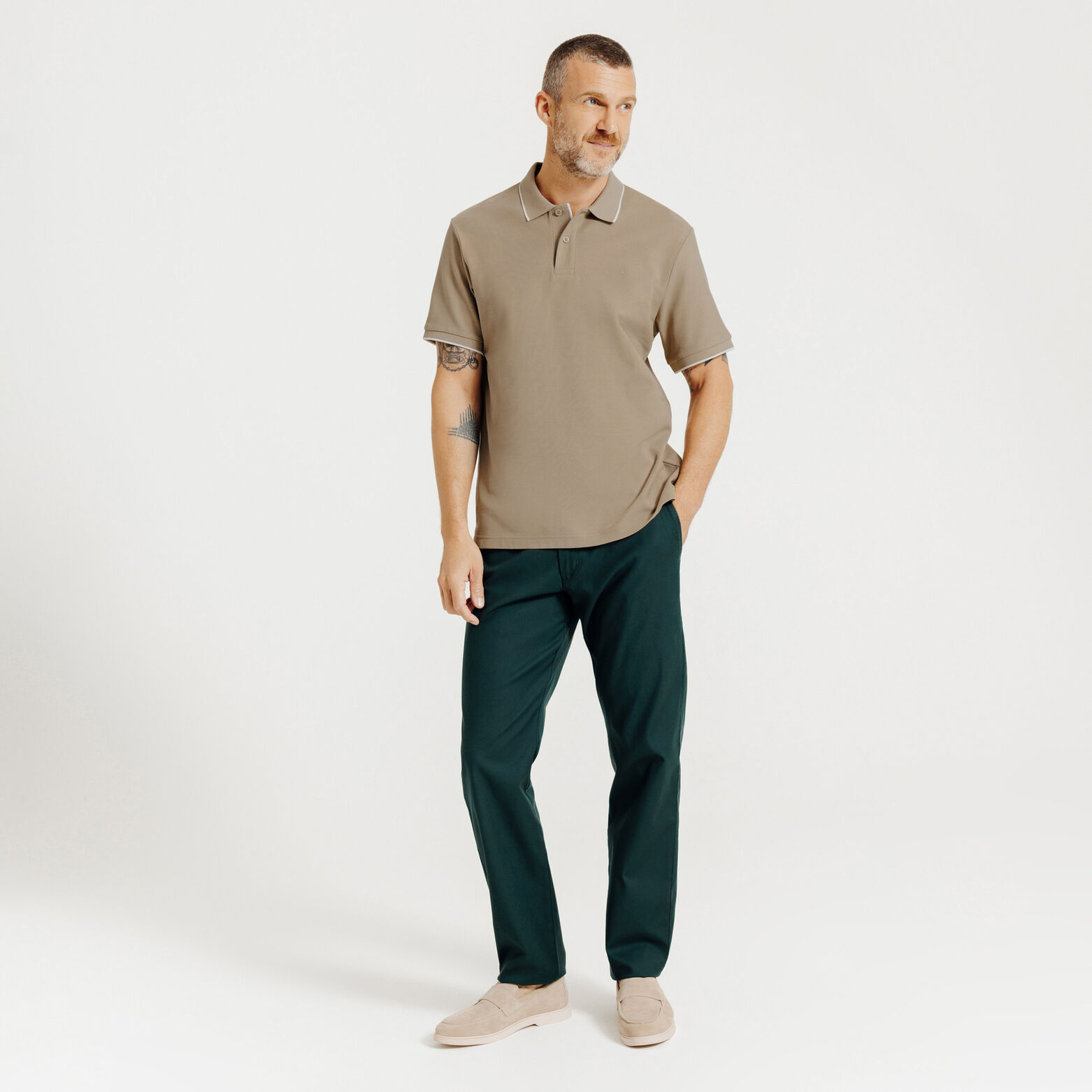 Polo manches courtes uni "le parfait by JULES"