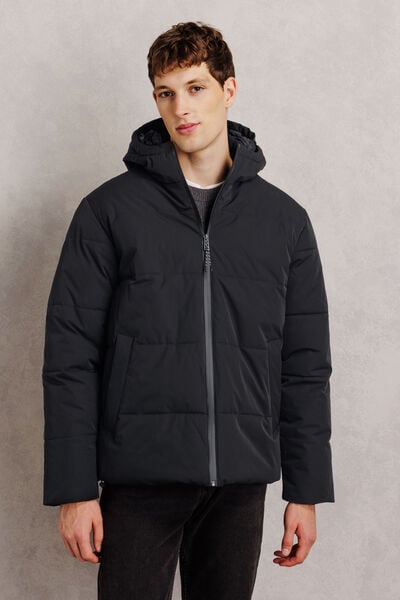 Doudoune &agrave; capuche mati&egrave;re waterproof