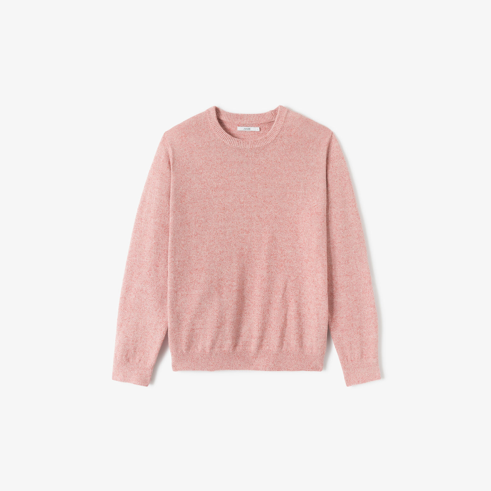 Trui ronde hals in fantasie-stekenpatroon