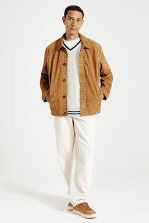 Trui met V-hals zonder mouwen