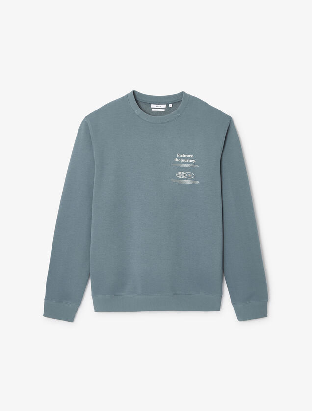 Sweat col rond imprimé