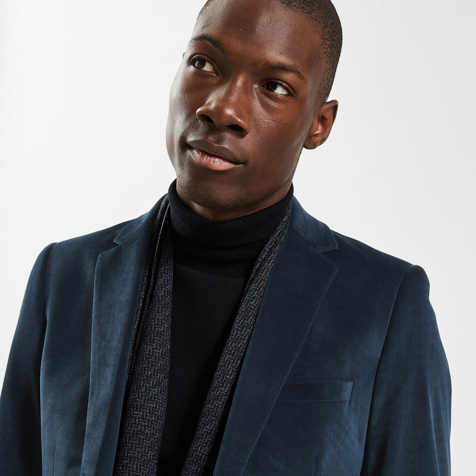 Veste slim en velours