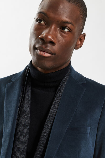 Veste slim en velours