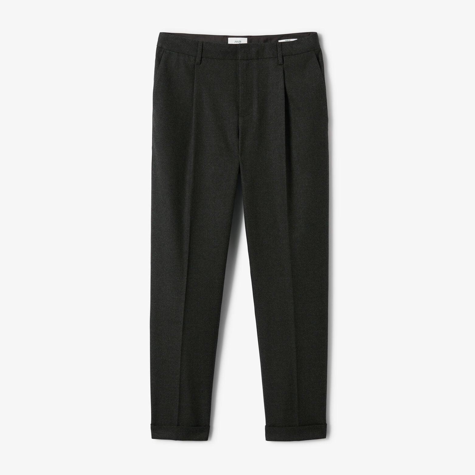 Pantalon tapered flanelle