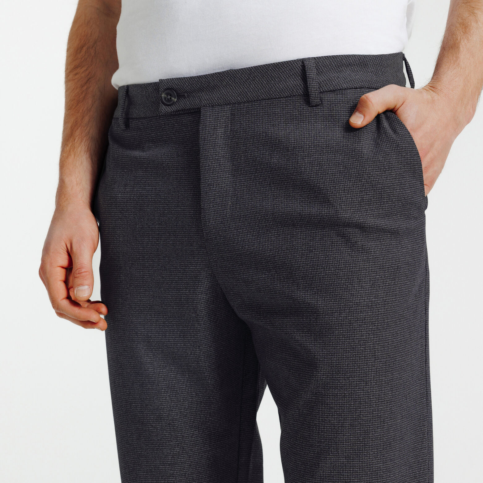 Pantalon chino tapered fantaisie