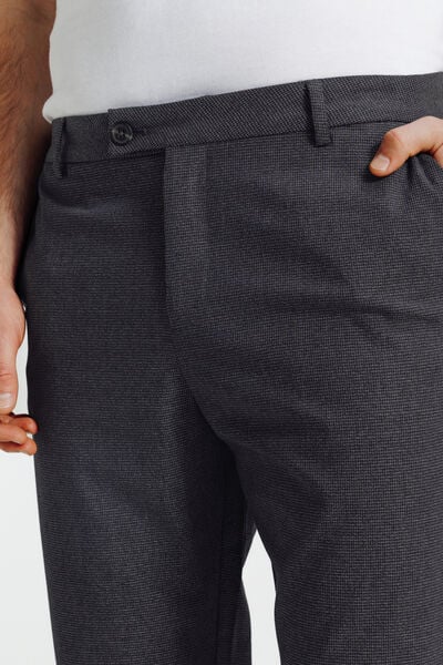 Tapered fit fantasie chinobroek