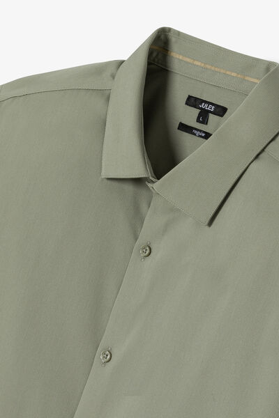 Chemise sans repassage en coton