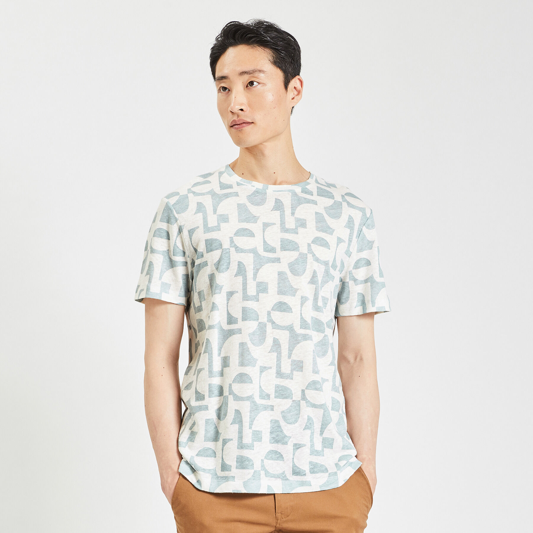 T shirt deals coton lin