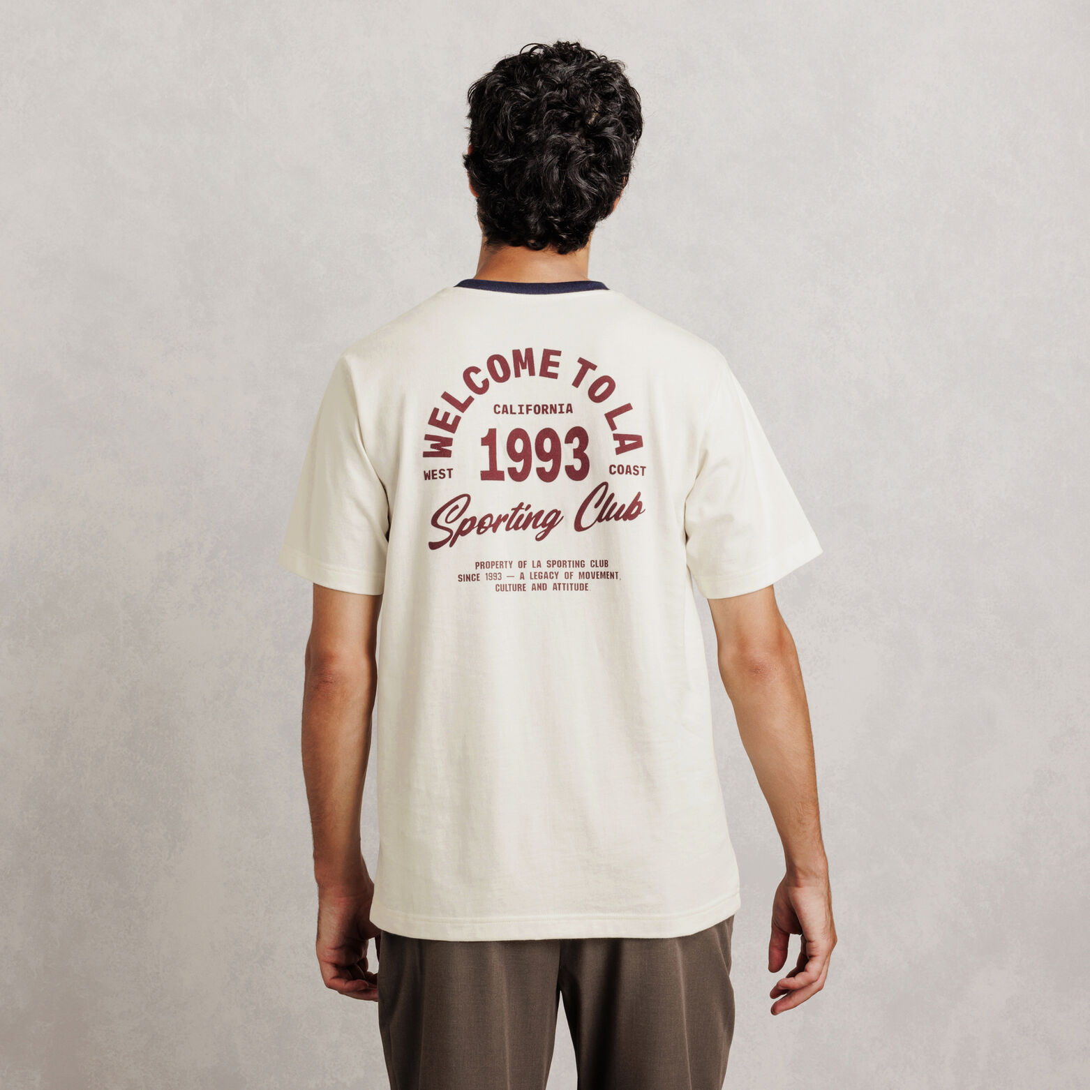 Tee shirt imprim&eacute; devant dos 100% coton