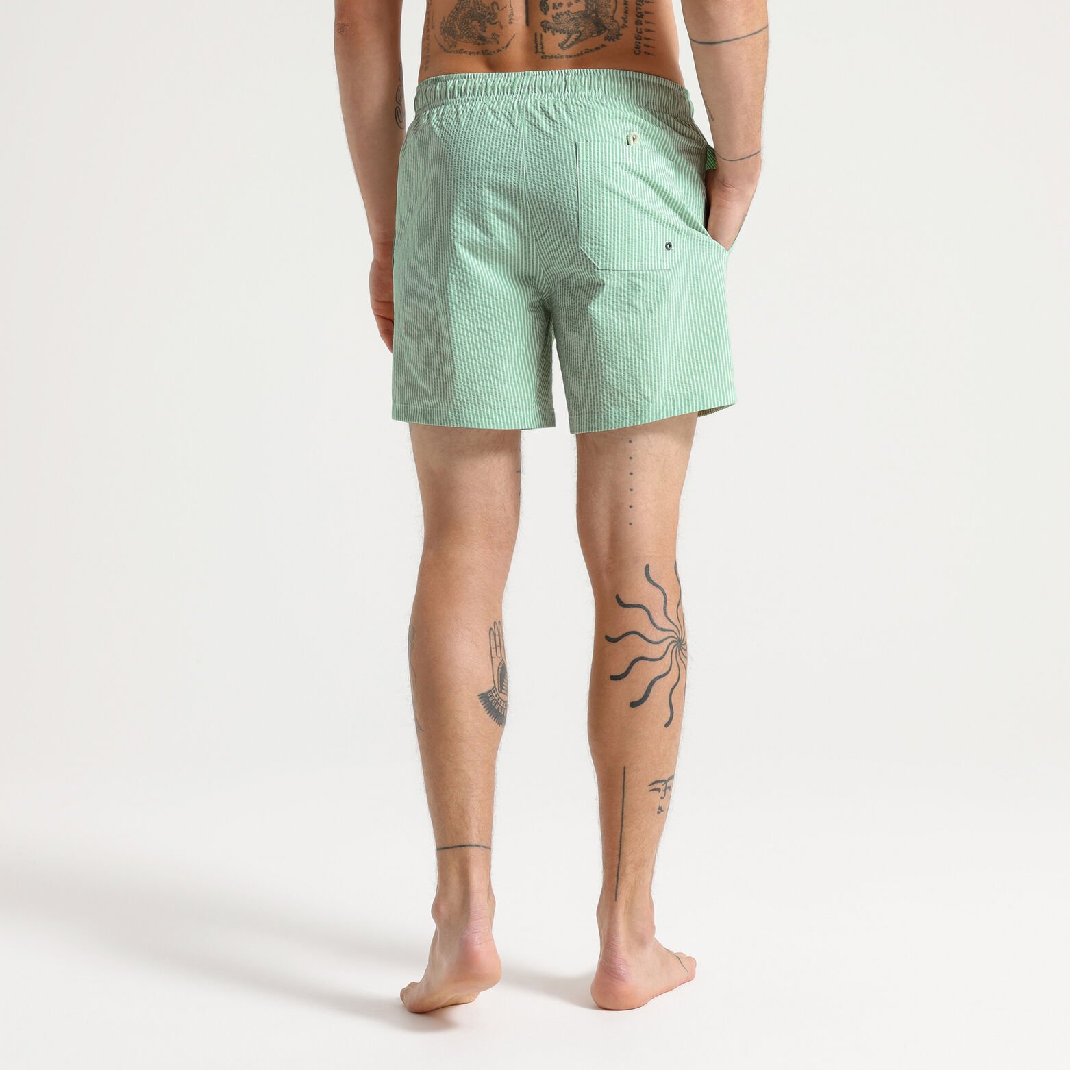 Maillot de bain seersucker ray&eacute;