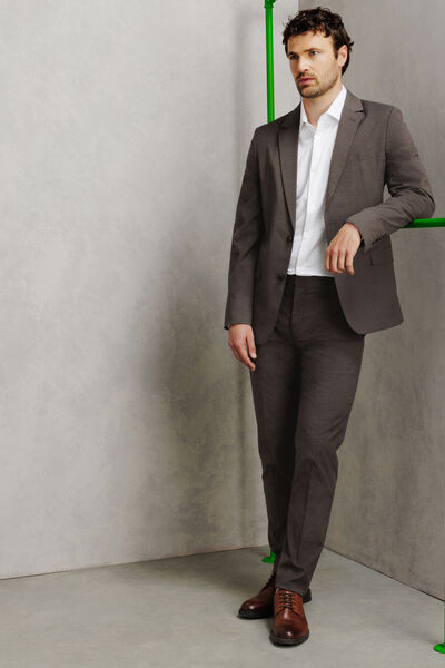Veste de costume slim pied de puce