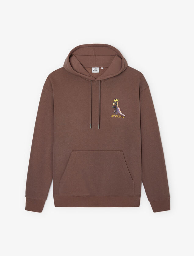 Sweat à capuche licence Basquiat