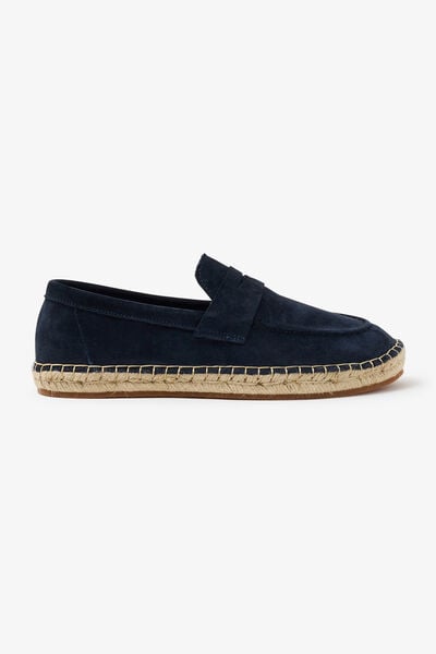 Mocassins en cuir esprit plage