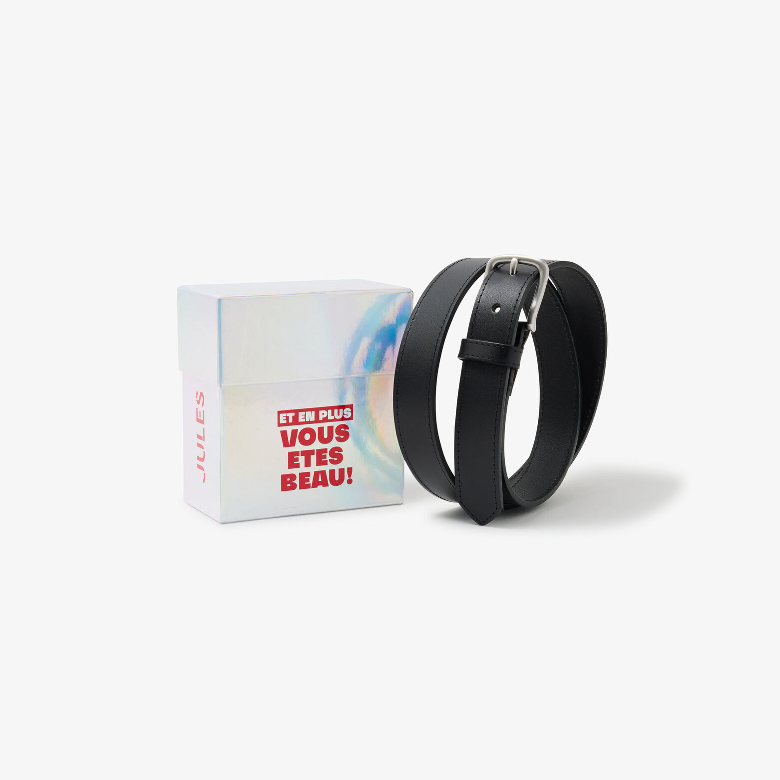 Coffret ceinture en cuir