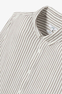 Chemise en gaze de coton ray&eacute;e