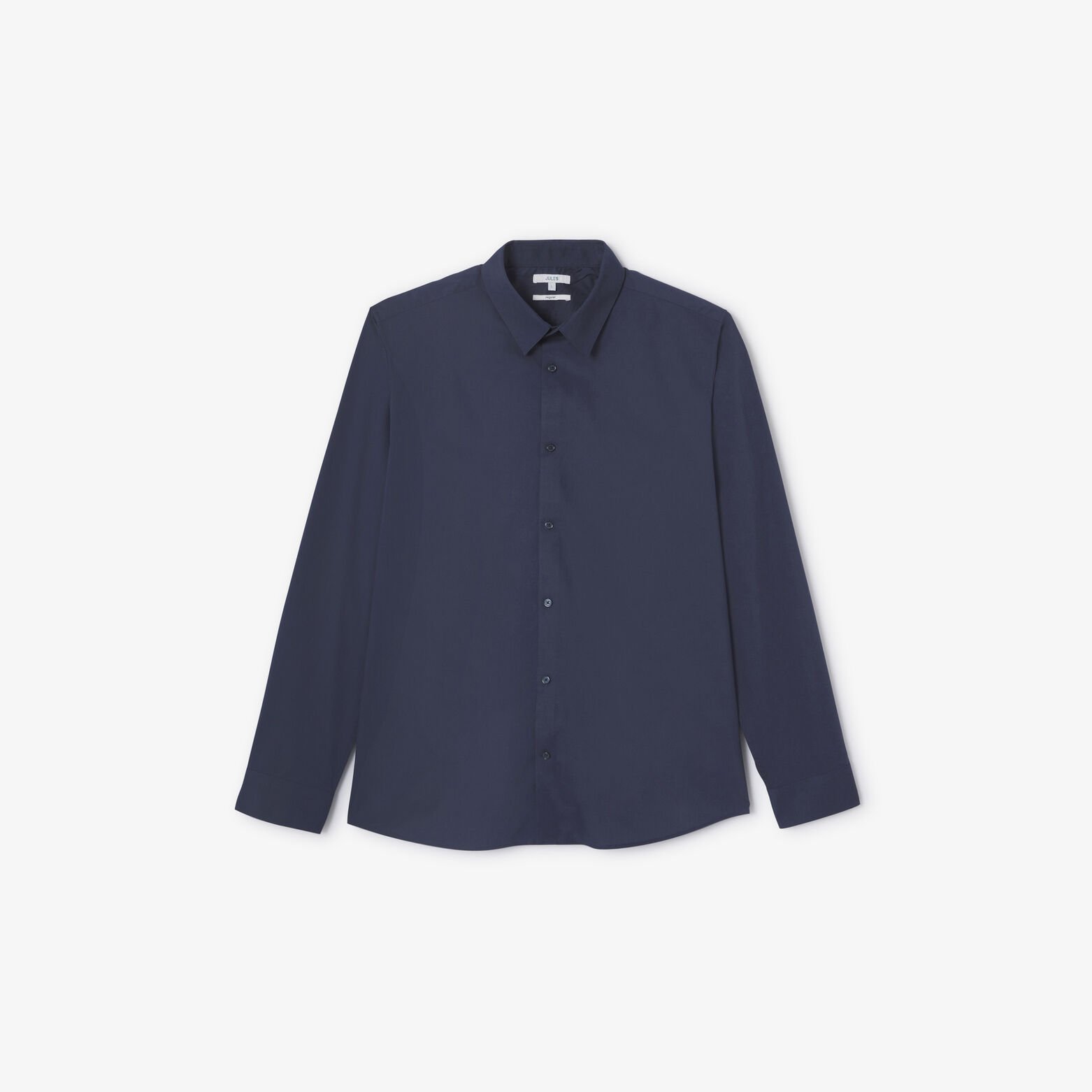 Regular fit effen hemd