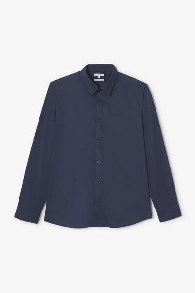 Regular fit effen hemd