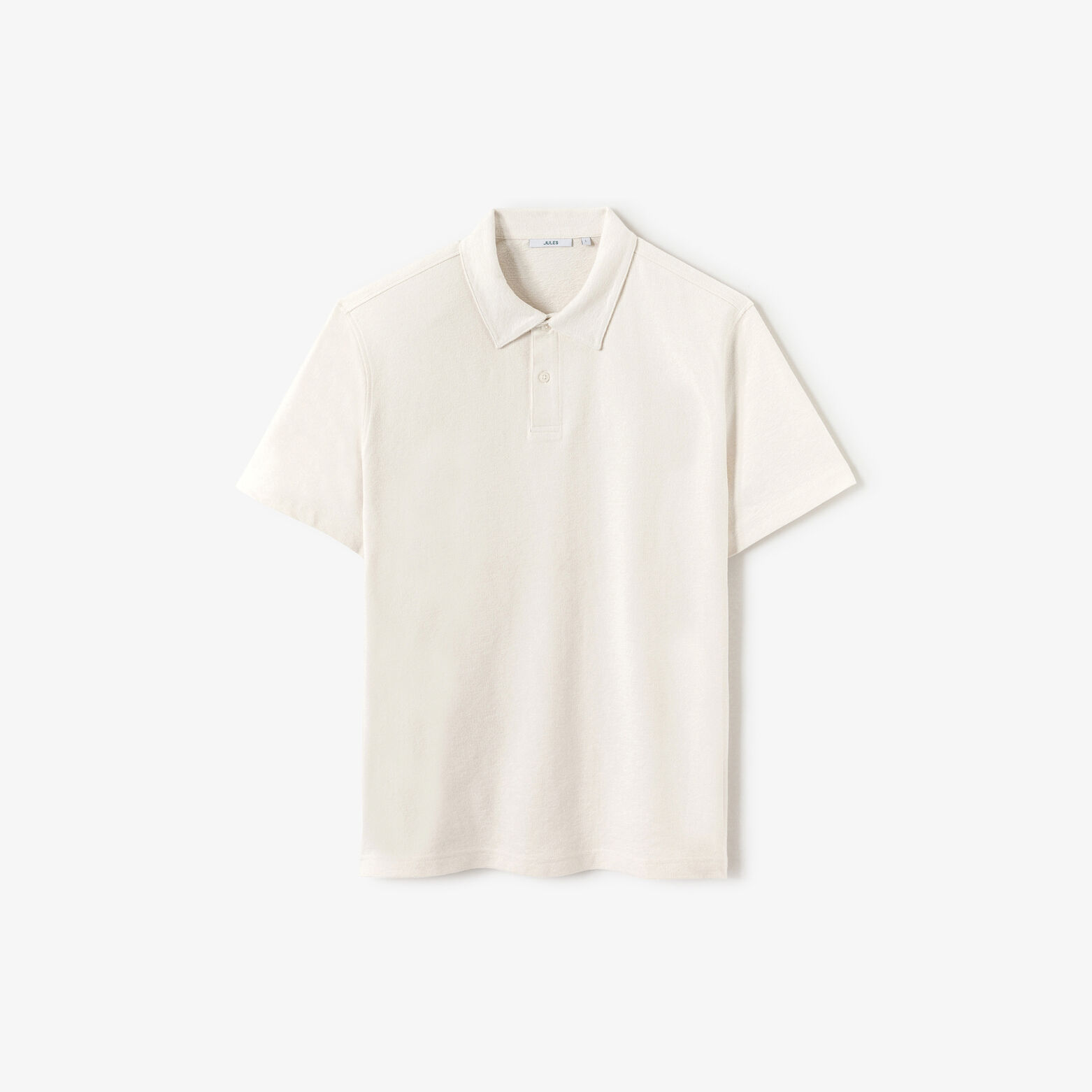 Polo korte mouwen in textuurstof