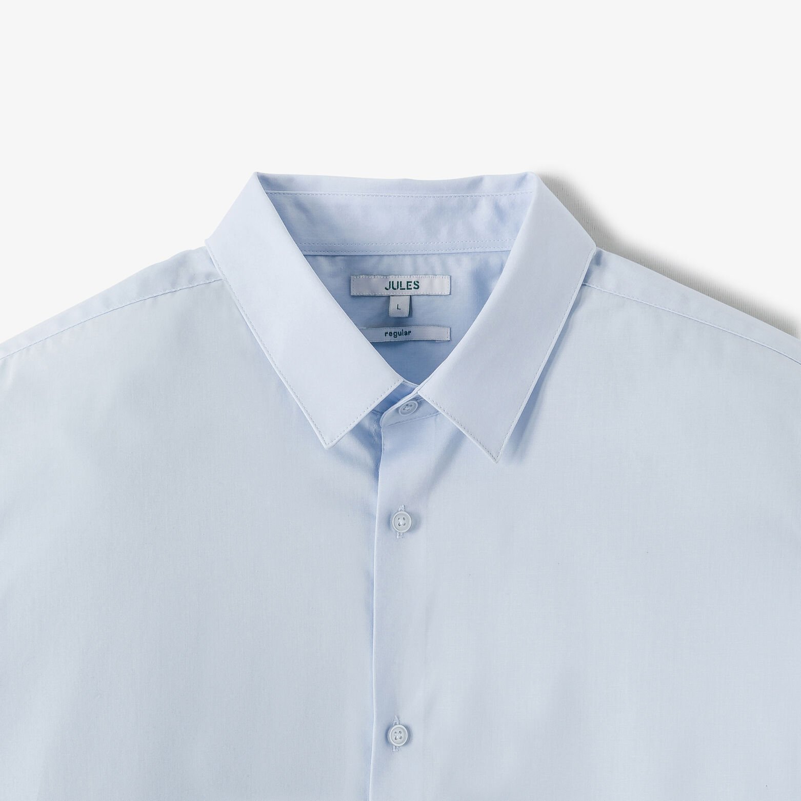 Regular fit effen hemd