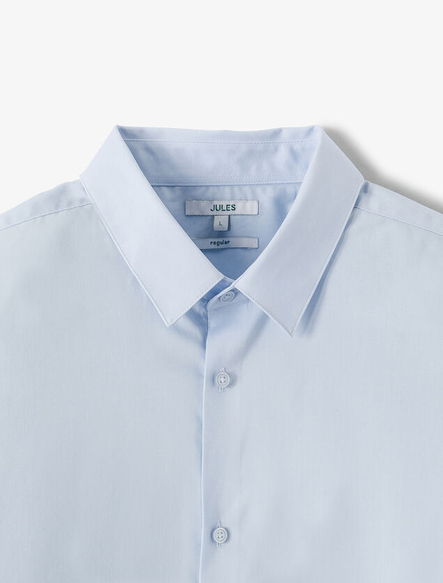 Regular fit effen hemd