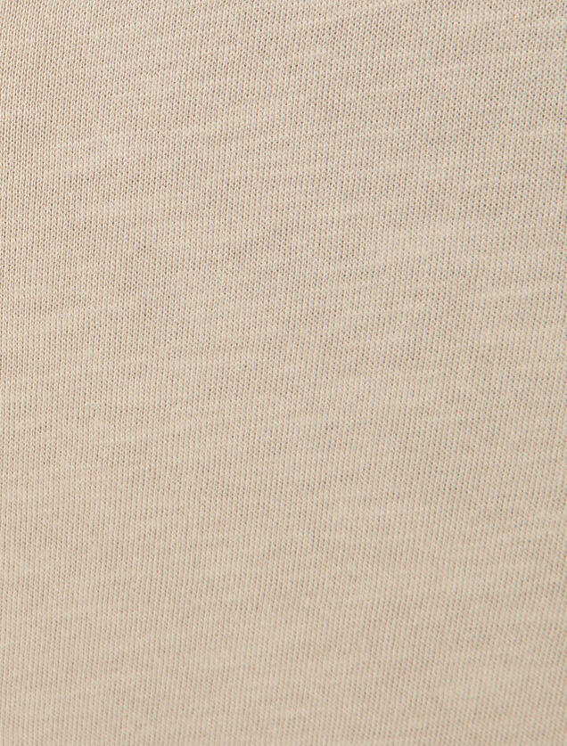 Tee shirt col tunisien manches longues