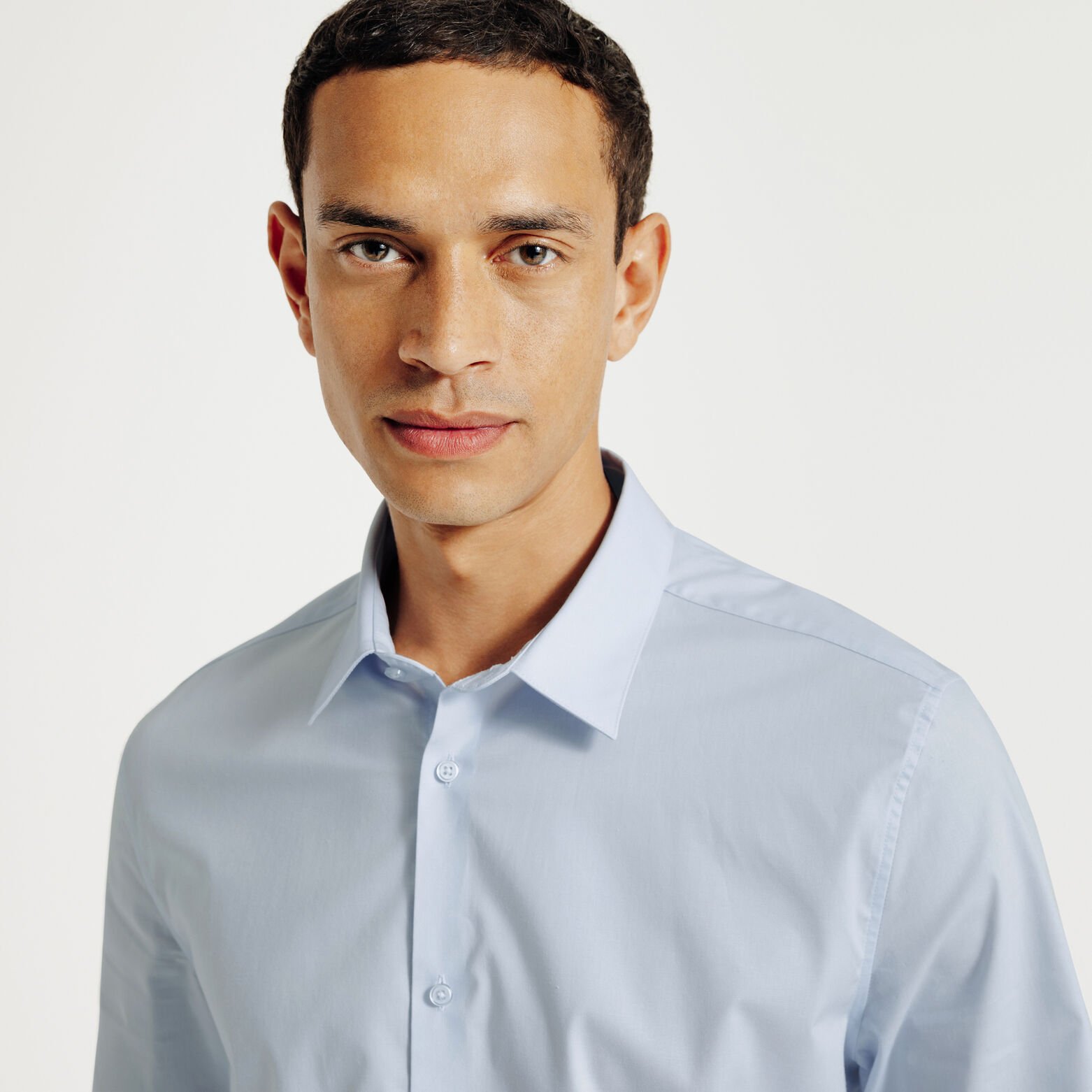 Chemise slim unie