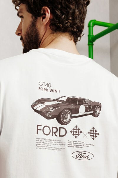 Tee shirt imprim&eacute; devant dos licence Ford GT40