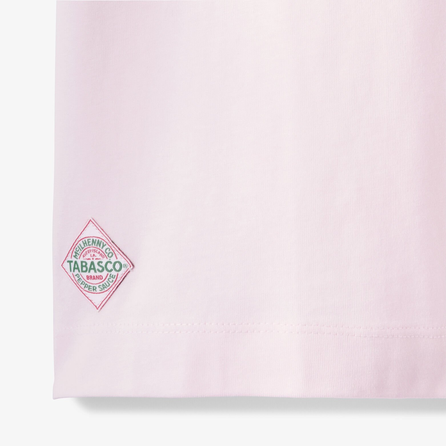 Tee shirt imprim&eacute; poitrine licence Tabasco