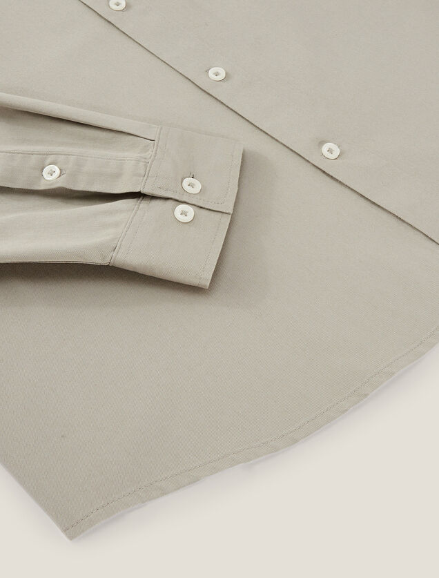 Chemise en coton twill