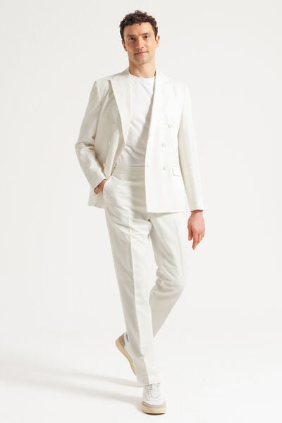 Costume 2 pi&egrave;ces confort - Blanc