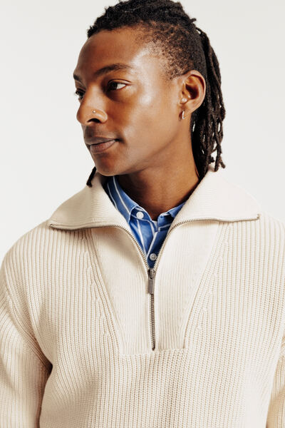 Pull col camionneur en côte