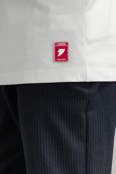 T-shirt met frontprint met L&iquest;&Eacute;quipe licentie