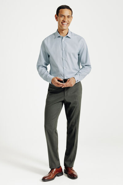 Chemise sans repassage ray&eacute;e slim